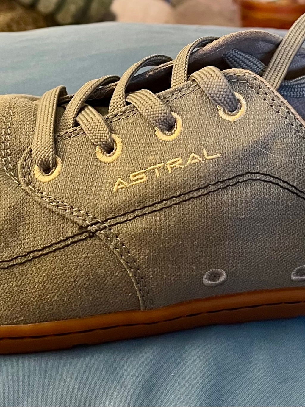 Astral Hemp Loyak Shoes Gray And Tan Men 9.5 Women 10.5 New Without Tags